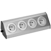 Gniazdo meblowe ORNO FS-1 4x2P+Z INOX