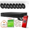 Zestaw monitoringu Hilook 8 kamer IP IPCAM-T2 1TB dysk