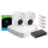 Zestaw monitoringu IP Dahua NVR 1TB 2 kamery kopułowe 2MPx