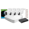 Zestaw monitoringu IP Dahua NVR 1TB 4 kamery tubowe 2MPx