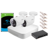 Zestaw monitoringu IP Dahua NVR 1TB 2 kamery tubowe 2MPx