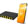 Switch Imou 5-portowy SG105C plastikowa obudowa