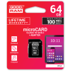 KARTA PAMIĘCI microSD GOODRAM UHS1 CL10 64GB + ADAPTER 100MB