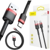 KABEL USB-A -> USB-C Baseus Cafule CATKLF-B91 100cm 3A QC 3.0 CZARNO-CZERWONY W OPLOCIE
