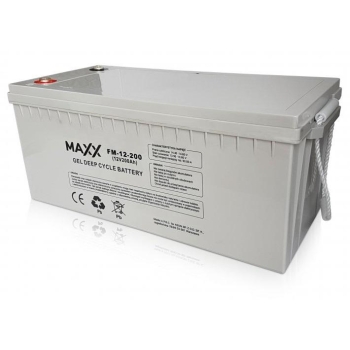 Akumulator żelowy, Maxx DEEP CYCLE 12-FM-200, 200Ah