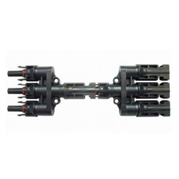 KONEKTOR RÓWNOLEGŁY MĘSKI + ŻEŃSKI MC4 3->1