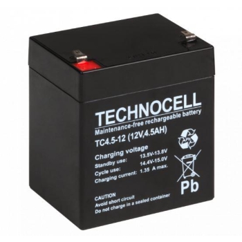 Akumulator AGM TECHNOCELL serii TC 12V 4,5Ah