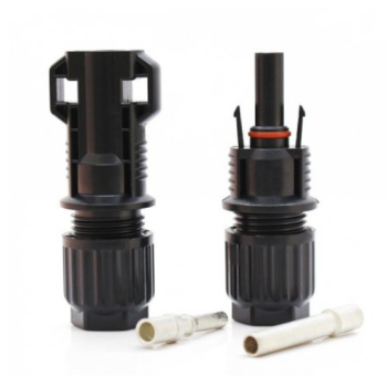 KONEKTOR PV, MĘSKI WTYK + ŻEŃSKI GNIAZDO, MC4 10mm2