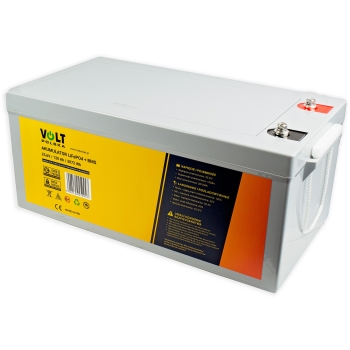 AKUMULATOR VOLT POLSKA LITOWO-ŻELAZOWO-FOSFORANOWY LiFePO4 24V 120Ah 120A