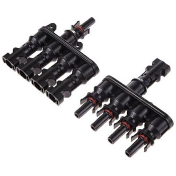 KONEKTOR RÓWNOLEGŁY MĘSKI + ŻEŃSKI MC4 4->1