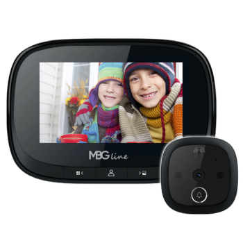 Wizjer do drzwi kamera MBGLine SF55 BLACK EDITION