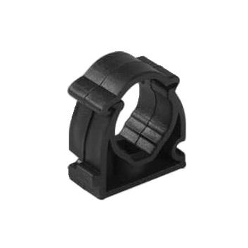 Uchwyt do rur elektroinstalacyjnych zamykany CZARNY CUZE-22 (1szt.)