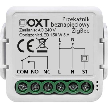 Moduł OXT mini 1 obwód beznapięciowy ZigBee Tuya