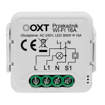 Moduł OXT mini 1 obwód WiFi TUYA