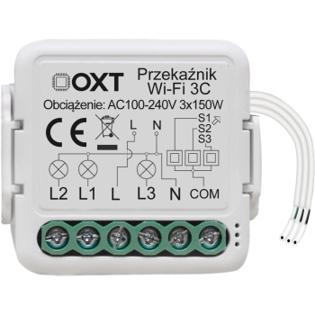 Moduł OXT mini 3 obwody WiFi Tuya