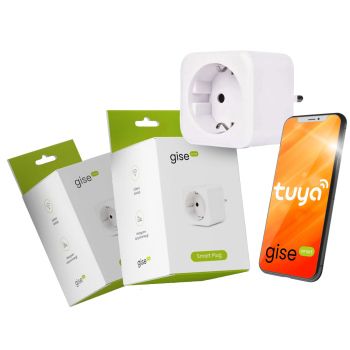 GISE Smart Inteligentne gniazdko z precyzyjnym pomiarem energii i napięcia