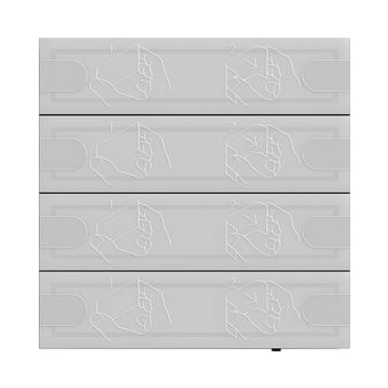 GIRA czujnik przyciskowy 4 Komfort 4x KNX TS4 antracytowy 5004028