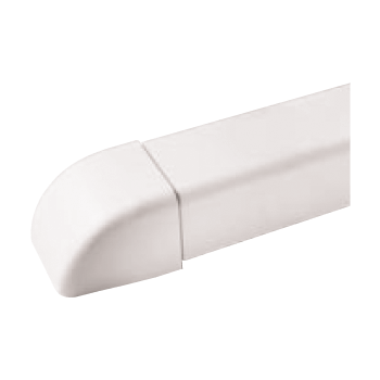 Zakończenie koryta IPEP80 białe IVENSIS