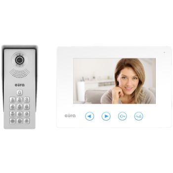 WIDEODOMOFON EURA VDP-12A3 TYTAN BIAŁY