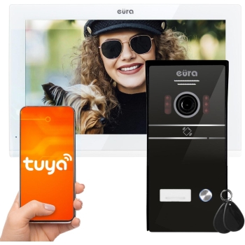 WIDEODOMOFON EURA VDP-98C5 biały, wi-fi, Tuya