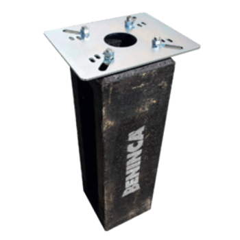 Fundament betonowy z płytą adaptacyjną do szlabanów Beninca