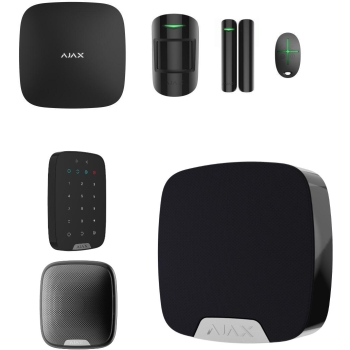 AJAX StarterKit (black) DO DOMU lub FIRMY 5 czujek + wkrętak