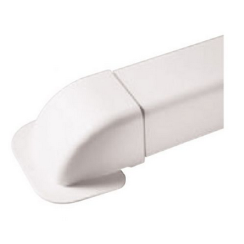 Maskownica ścienna IPWE80 biała Ivensis IPWE80