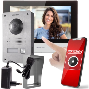 ZESTAW WIDEODOMOFONOWY HIKVISION DS-KIS703-P / KIT-D2-PL703