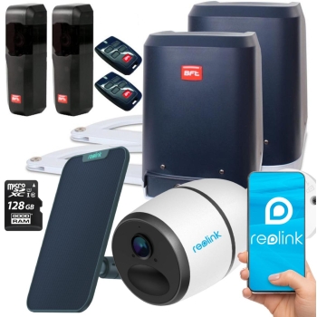 Zestaw BFT VIRGO SMART BT A 20 KIT z kamerą i panelem solarnym