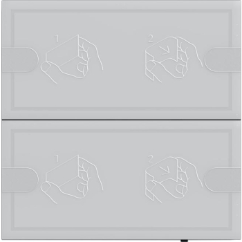 GIRA czujnik przyciskowy 4 Komfort 2x KNX TS4 antracytowy 5002028