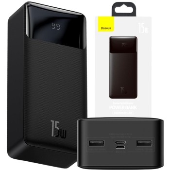 Powerbank Baseus Bipow Digital Display PPBD050201 30000mAh 15W PD 3A 2x USB-A 1x USB-C