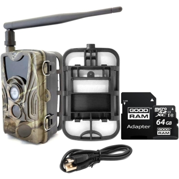Fotopułapka HC801 Pro + KARTA PAMIĘCI microSD GOODRAM CL10 64GB