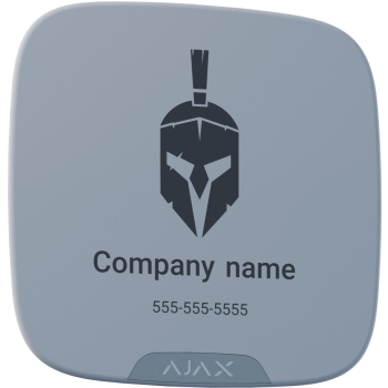AJAX Batch of SS DD Brandplates (10 pcs) (white)