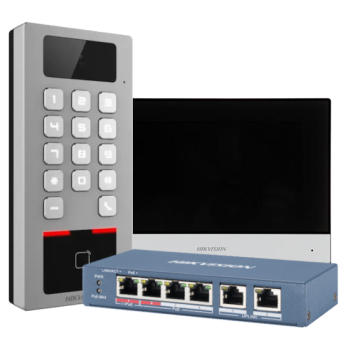 Zestaw wideodomofonu z funkcją kontroli dostępu HIKVISION
