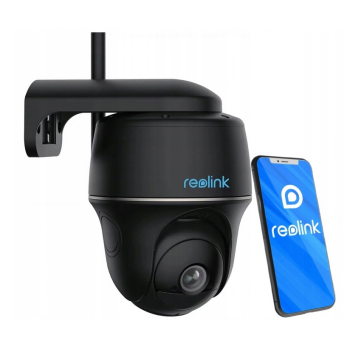 Kamera IP Reolink argus pt czarna akumulatorowa bezprzewodowa 4MP WiFi