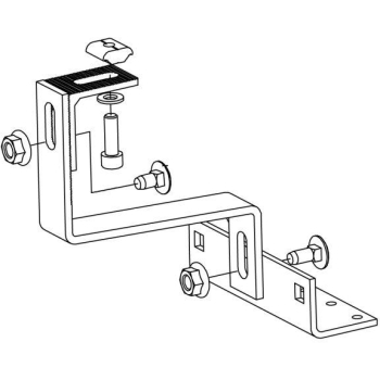 Mocowanie 2 uchwyty dachówka, pion, klik, D-017 CORAB XFS_D017.2