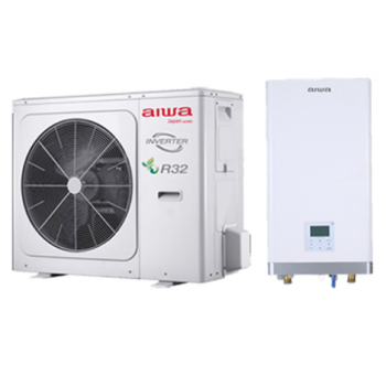 Pompa ciepła Split zewnętrza +  wewnętrzna AIWA-HPS12YOUT + AIWA-HPS12/14YIN 12kW - 3 fazowa
