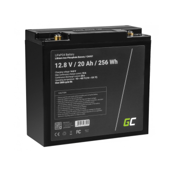 AKUMULATOR LITOWO-ŻELAZOWO-FOSFORANOWY LiFePO4 Green Cell 12V 20Ah CAV07