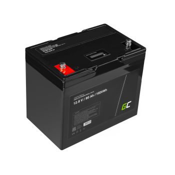 AKUMULATOR LITOWO-ŻELAZOWO-FOSFORANOWY LiFePO4 Green Cell 12V 80Ah