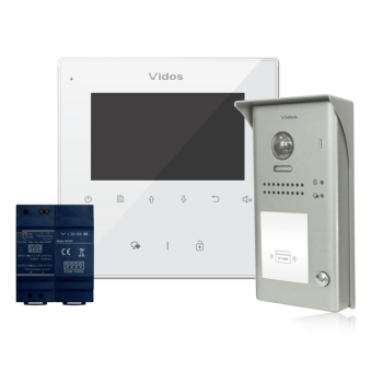 Wideodomofon VIDOS DUO M1022W / S1101A