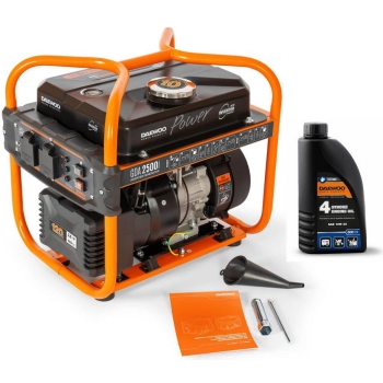 ZESTAW AGREGAT PRĄDOTWÓRCZY INWERTOROWY DAEWOO GDA 2500i 1.8kW + GENERATOR OIL SAE 10W-30 DWO 600