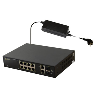 SWITCH POE PULSAR SF108-90W 10-PORTÓW (8xPoE + 2xUPLINK/2xSFP)