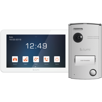 LUMI zestaw wideodomofonowy S3