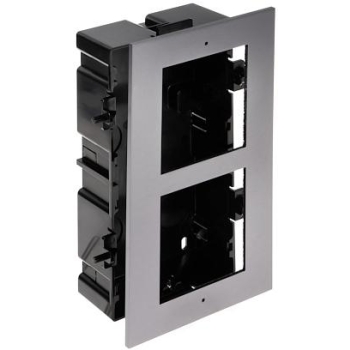 Ramka z puszką do montażu podtynkowego 2-modułowa HIKVISION DS-KD-ACF2/Plastic