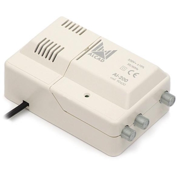 Wzmacniacz Alcad AI-200 VHF-UHF 1we/2wy szerokopasmowy