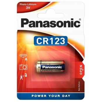Bateria CR123A PANASONIC (blister 1 szt.)