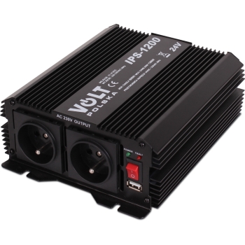 PRZETWORNICA VOLT POLSKA IPS-1200 24V 230V 800/1200W