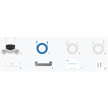 Kamera IP Reolink DUO Floodlight Wi-Fi 8MP IR30m IP66