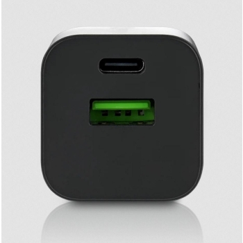 ŁADOWARKA SIECIOWA everActive GaN SC-390QB 30W 1xUSB-C 1xUSB-A PD PPS