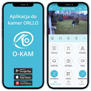 Kamera IP Orllo zewnętrzna obrotowa zoom x10 Z9 PRO